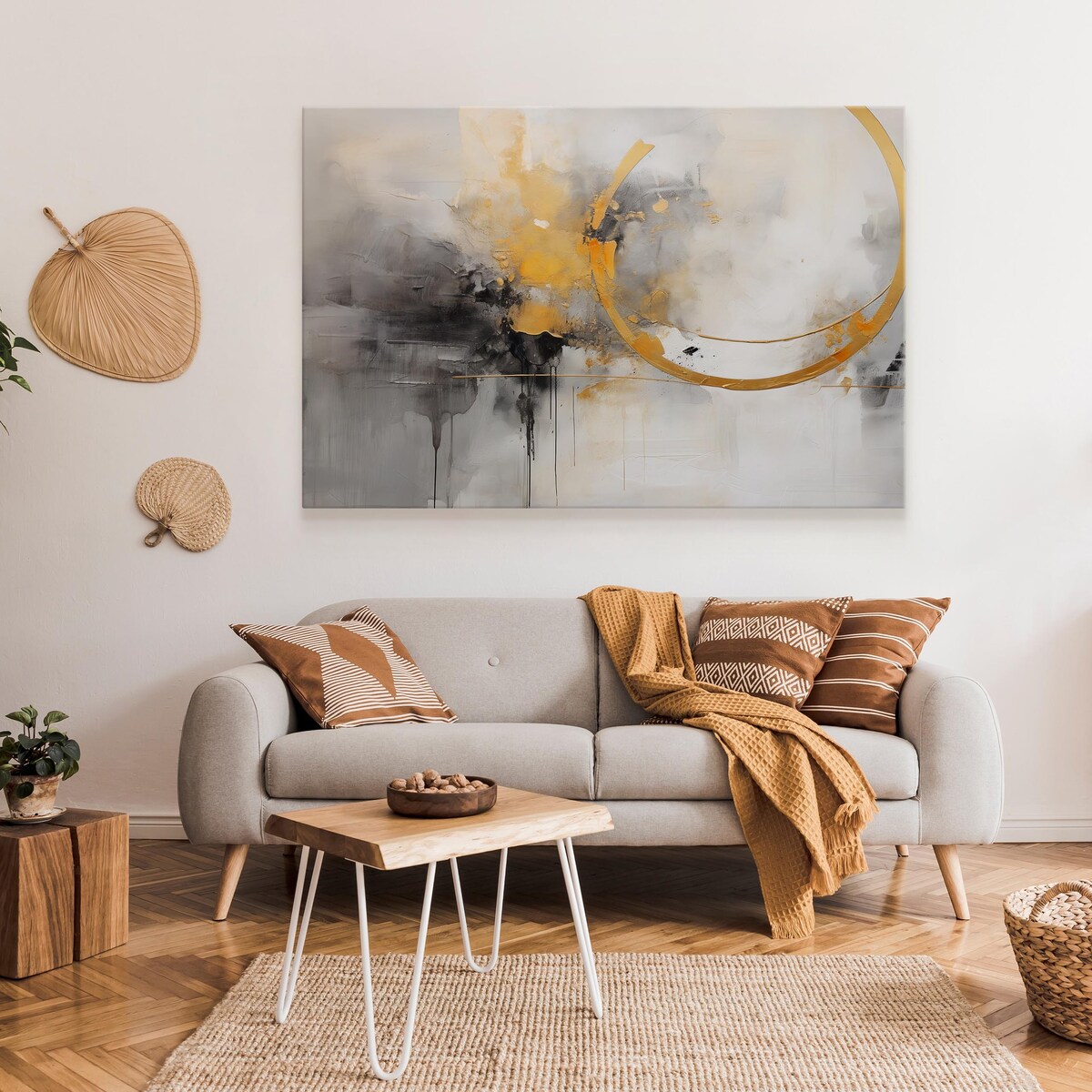 Obraz Na Płótnie Nowoczesna Abstrakcja 90x60cm