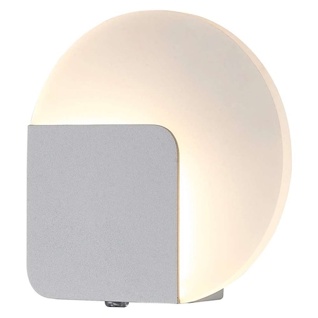 LAMPA ścienna LORELEI MB1280C Italux okrągła OPRAWA metalowa LED 3,6W 3000K biała