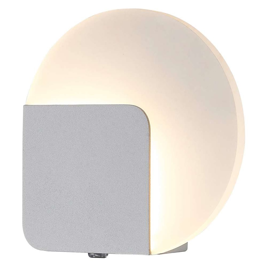 LAMPA ścienna LORELEI MB1280C Italux okrągła OPRAWA metalowa LED 3,6W 3000K biała