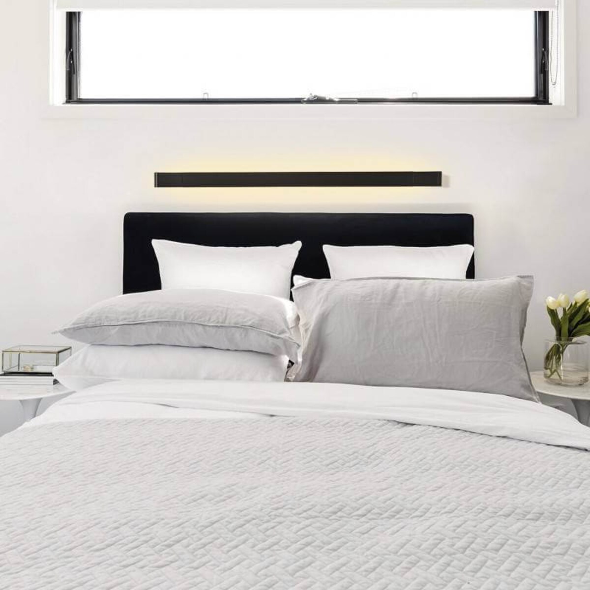 Ścienna lampa prostokąt Linea ABR-ESTO-24W Abruzzo LED 24W 3000K czarny