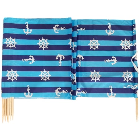 Parawan Plażowy Zasłona 10 M Na Plażę Składany Letni Morski Kotwice