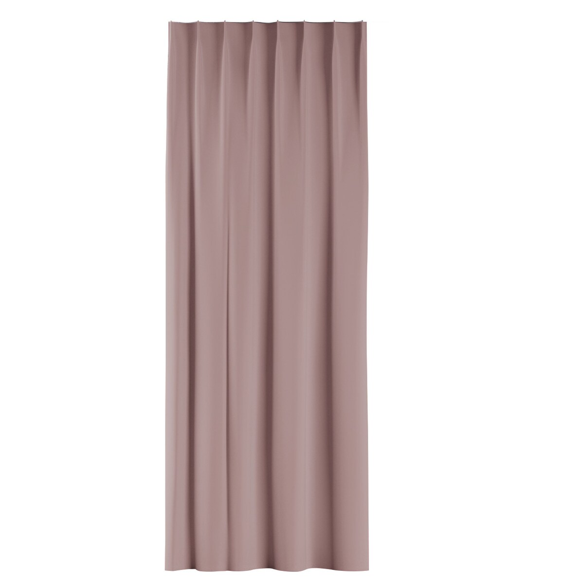 Zasłona na haczykach flex pojedynczych 130x260 pudrowy róż