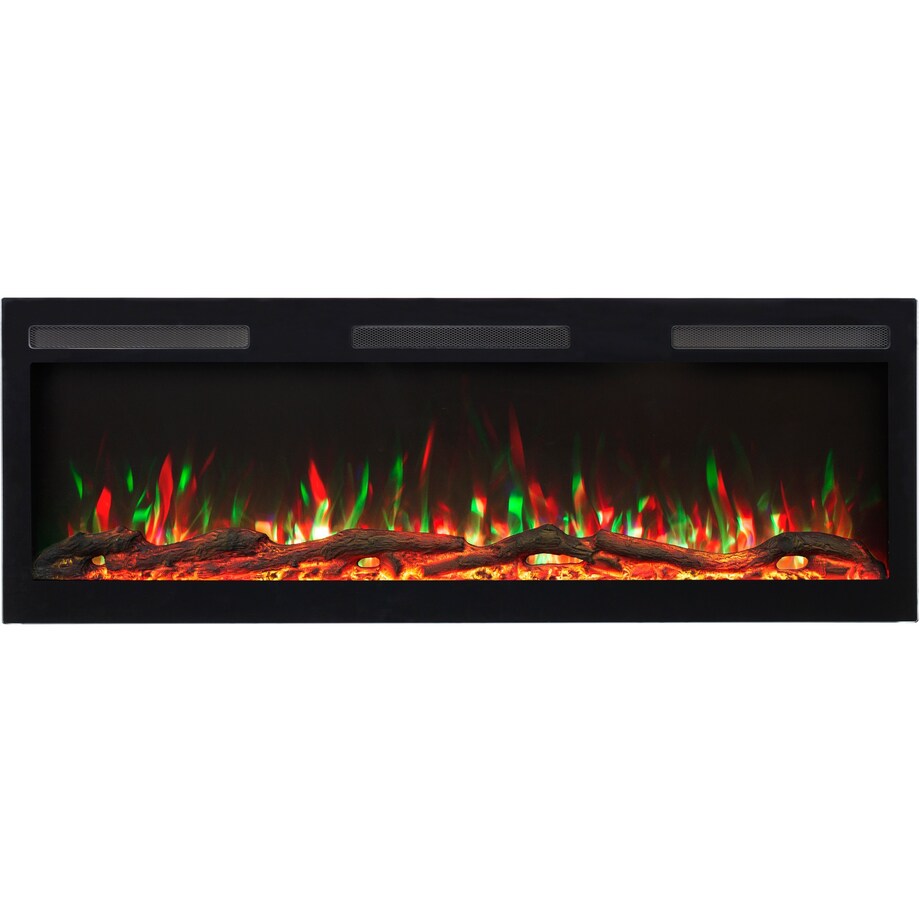 Kominek elektryczny AFLAMO Majestic 153 PRO - ścienny i do zabudowy - 153x45x13 cm - kominek LED z funkcją grzania 750/1500 W