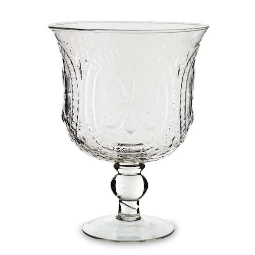 Świecznik szklany 22x17x17 cm CHIAMATA