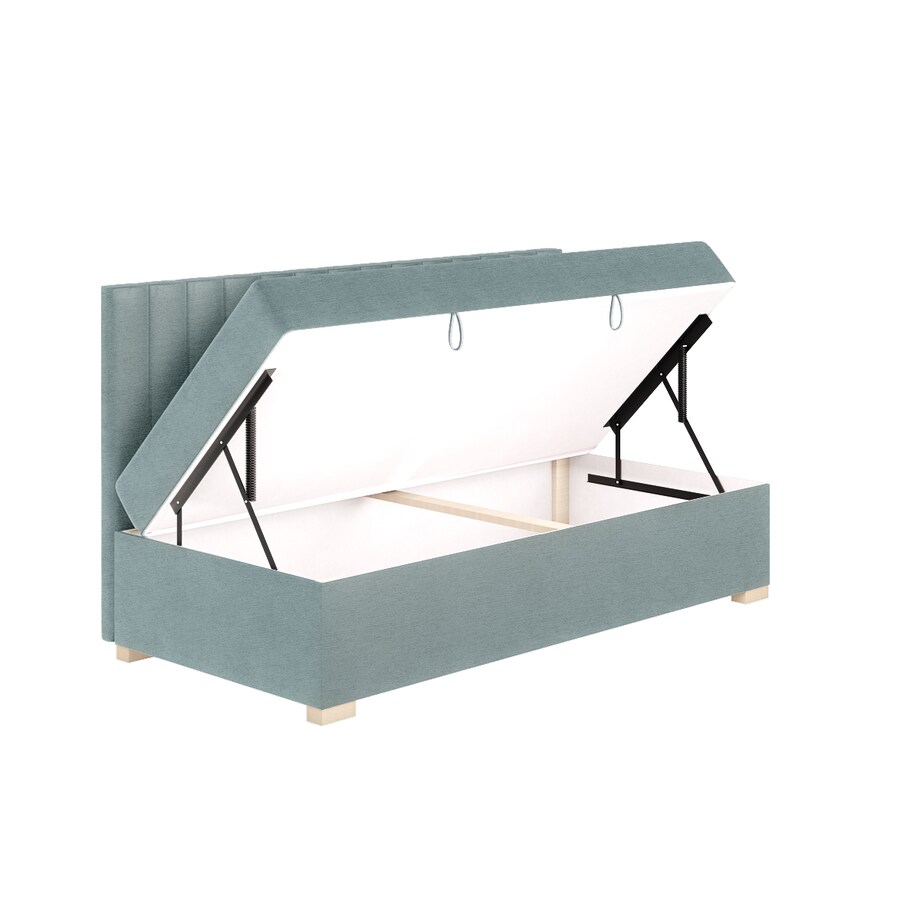 Mesonica Łóżko Chill, linie błękitne, 90x200