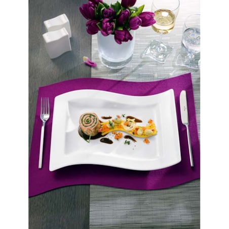 Talerz płaski, prostokątny NewWave, 33 x 24 cm, Villeroy & Boch