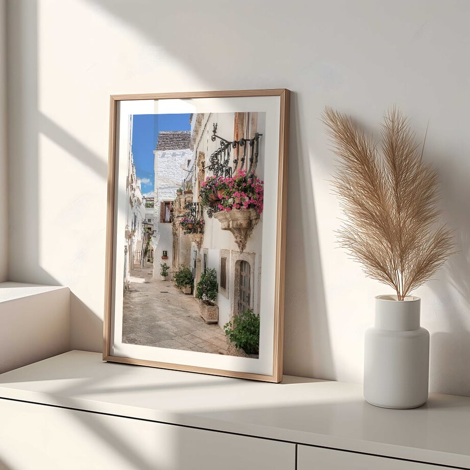 plakat locorotondo apulia włochy 50x70