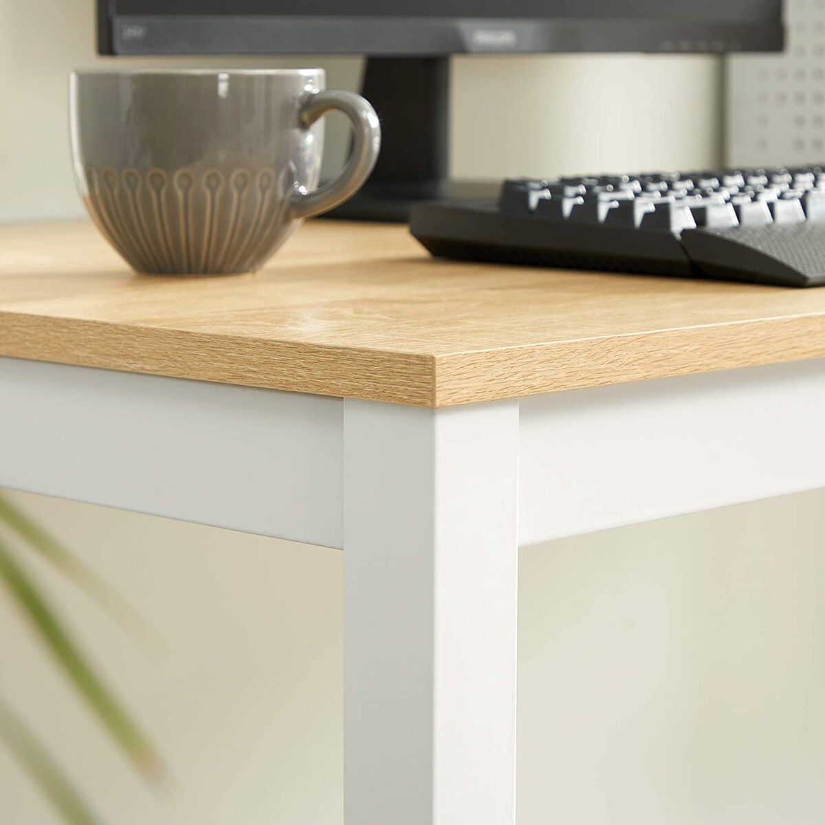 Zestaw Stół Do Jadalni Kuchni Salonu Biura Prostokątny Tessa 120X60 Dąb + 4 Krzesła Osaka Szare