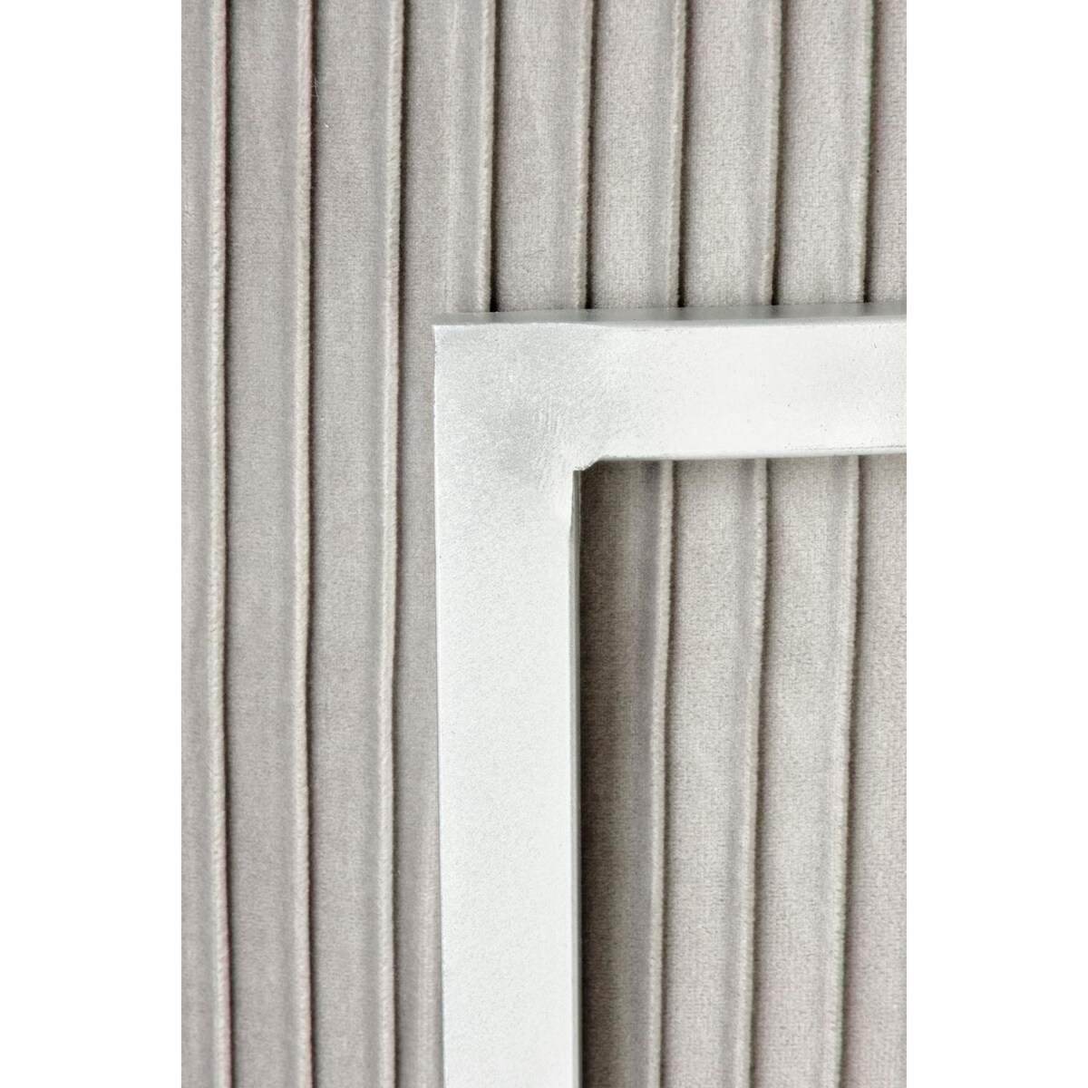 PUFA OKRĄGŁA Darbi szara ZE SCHOWKIEM srebrna podstawa