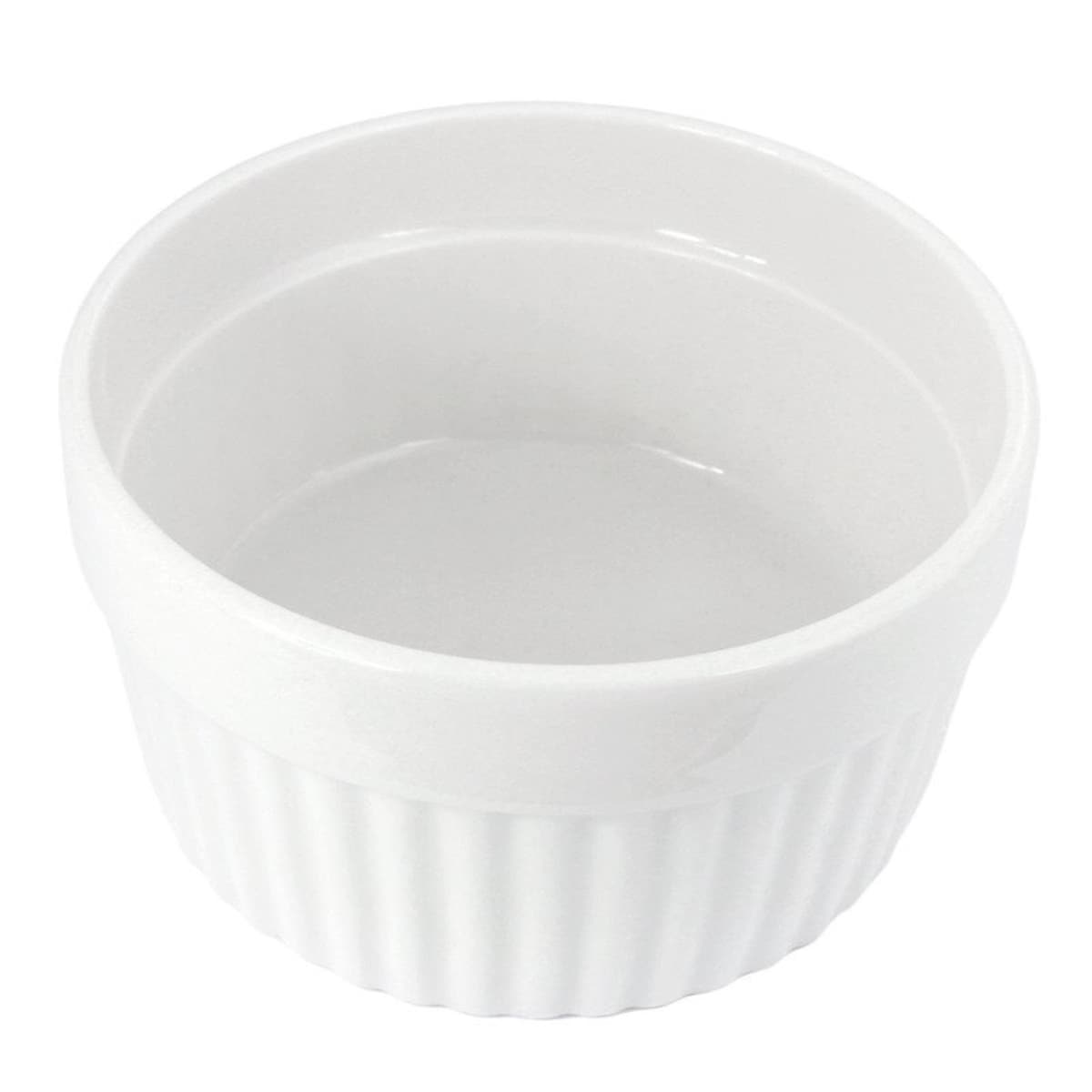 Ceramiczne miseczki, kokilki wielofunkcyjne 185 ml - 2 sztuki, kolor biały