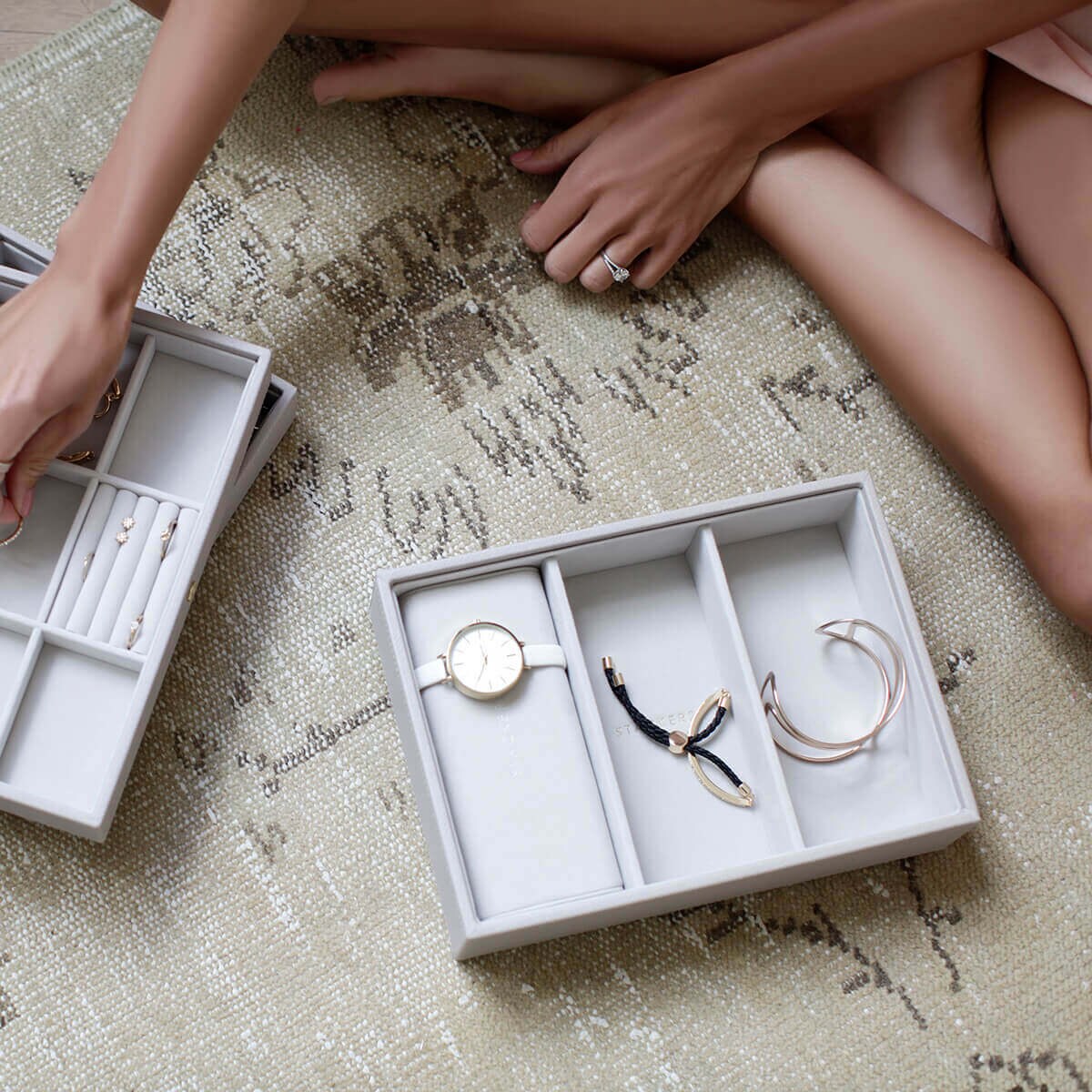 Szkatułka Stackers potrójna classic taupe