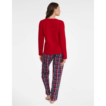 Piżama Glance 40938-33X Czerwona Czerwony, XL