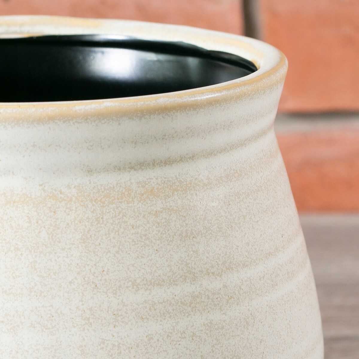DONICA BORO beżowa ceramiczna śr. 14cm