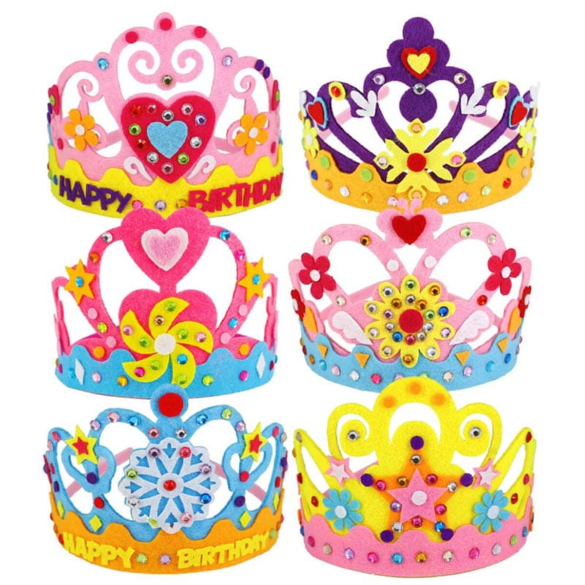 Świat księżniczek - filcowy zestaw DIY - 8 elementów