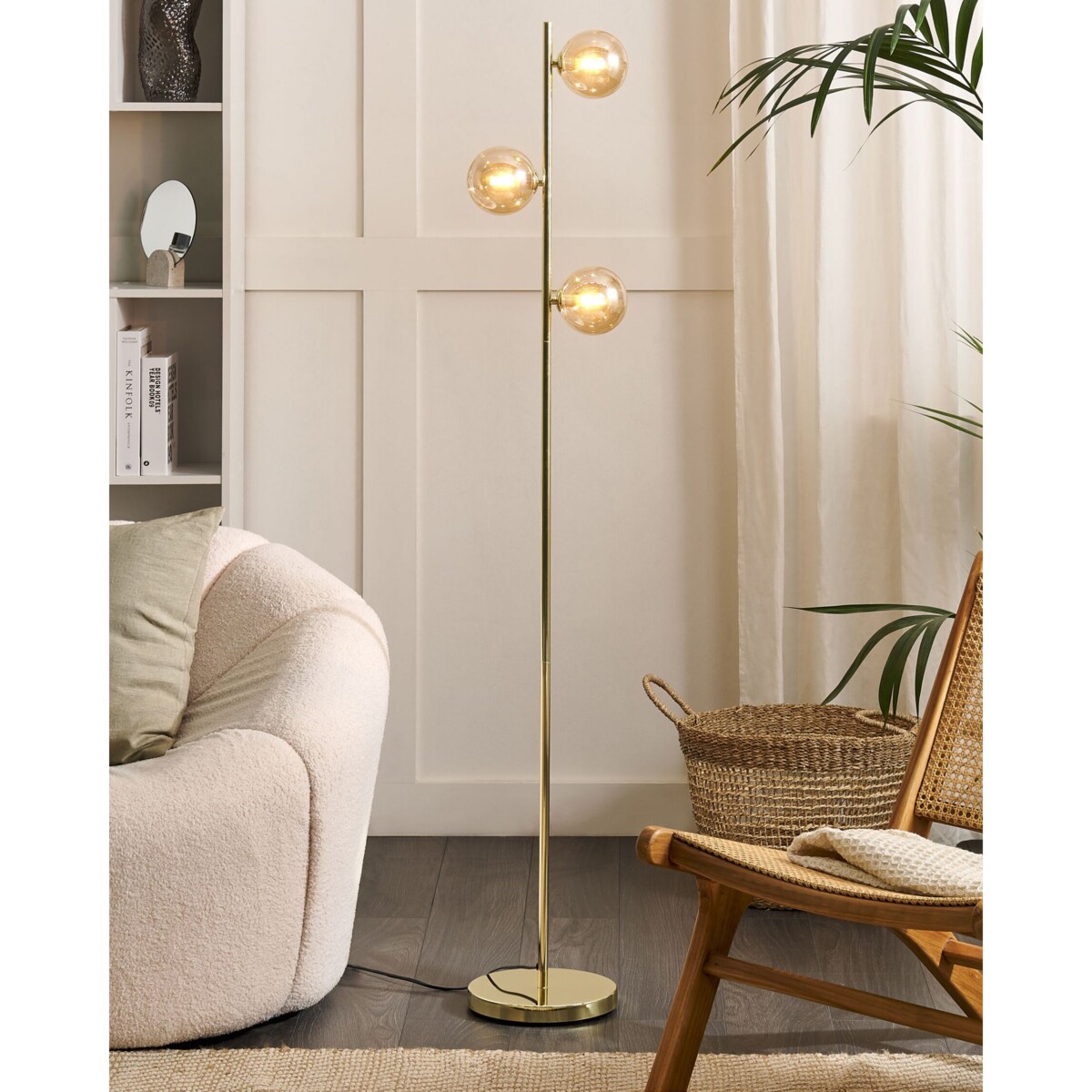 Lampa podłogowa RAMIS Metal Złoty