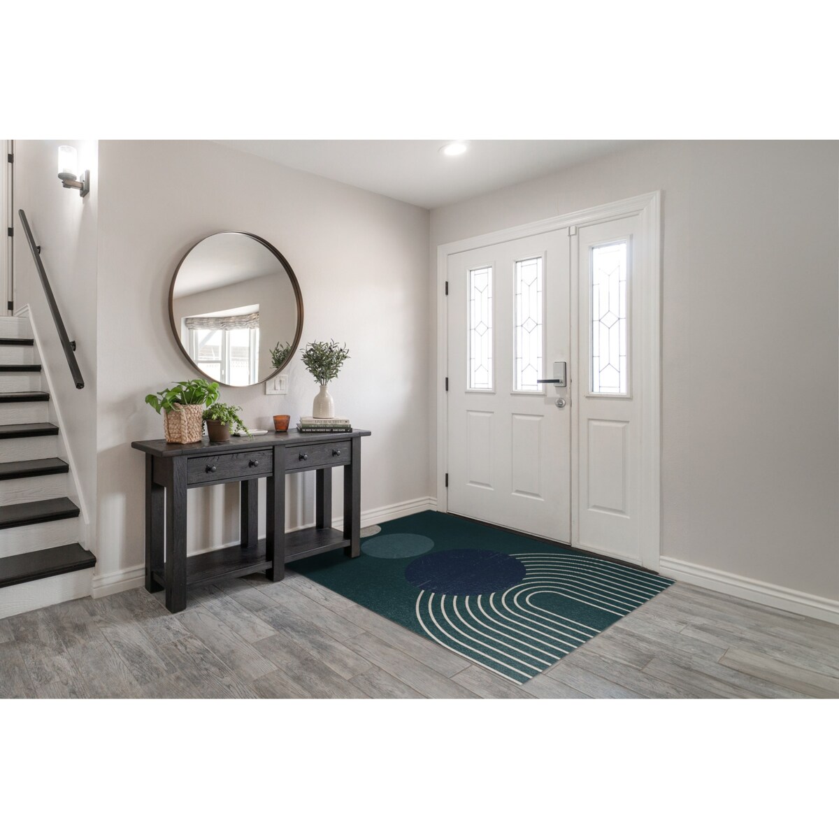 Wycieraczka XXL do wnętrz Geometryczny Wzór 150x100 cm