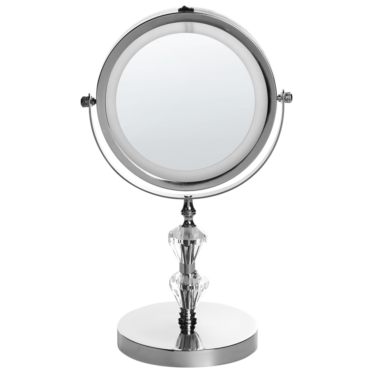 Lusterko kosmetyczne LED ø 20 cm srebrne LAON