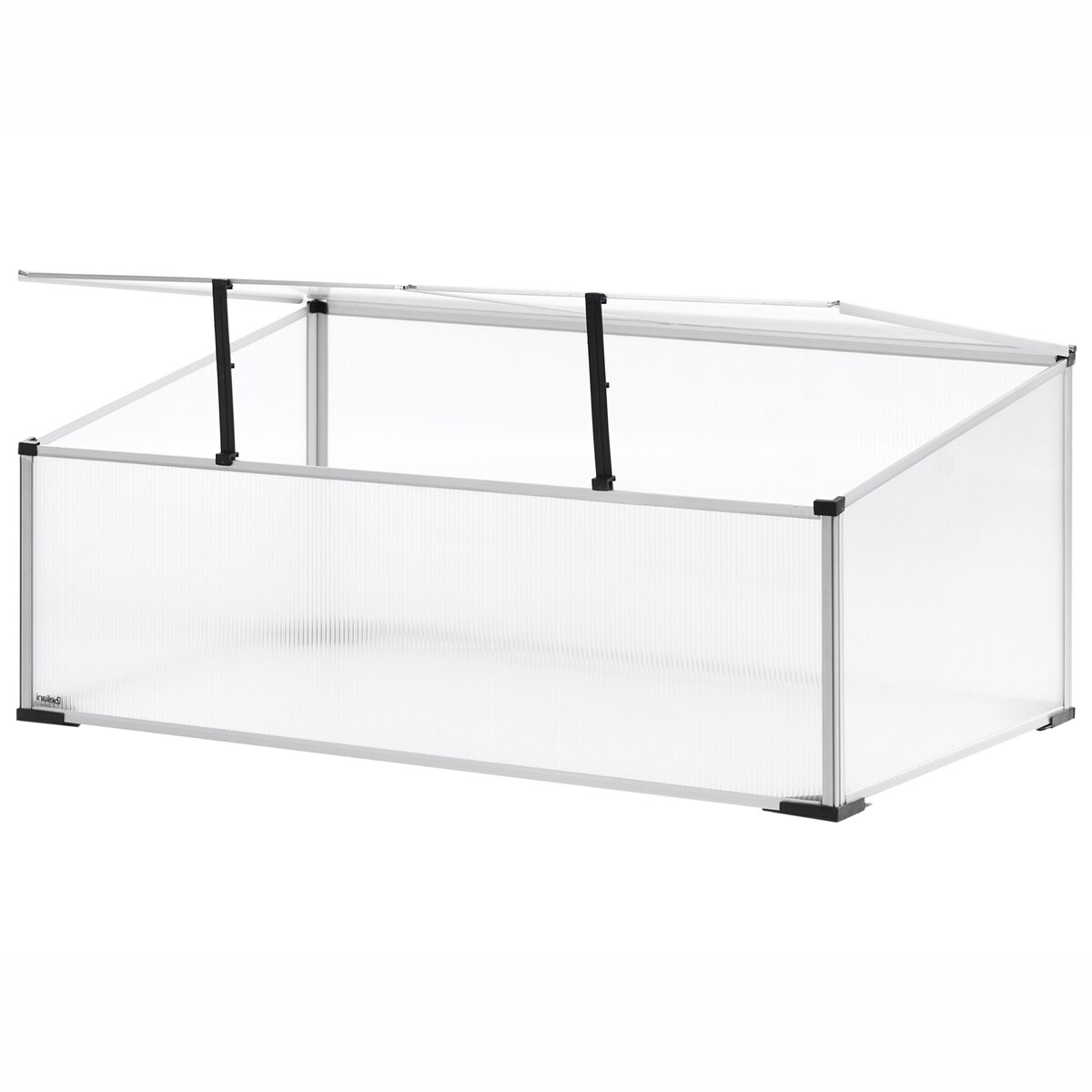 Szklarnia ogrodowa SERIFOS Srebrny 60 cm