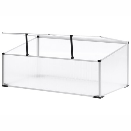 Szklarnia ogrodowa SERIFOS Srebrny 60 cm
