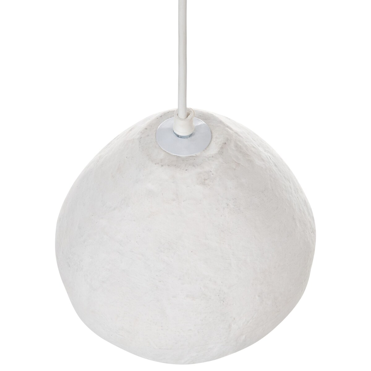 Lampa wisząca OLIMAR Papier-mâché Biały