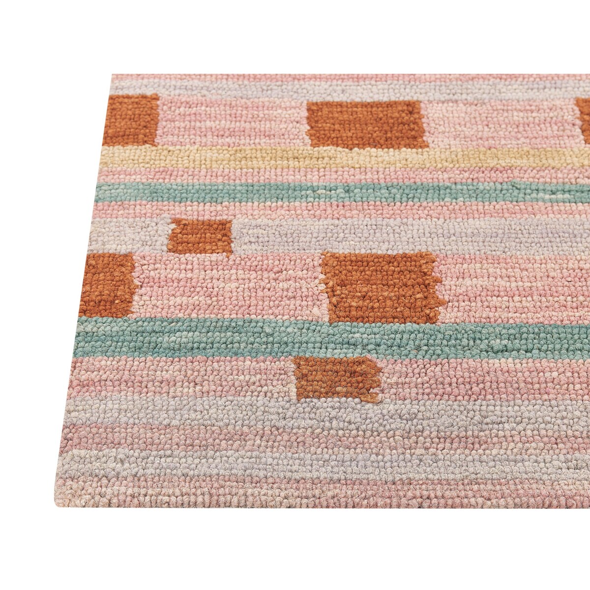 Dywan wełniany 80 x 150 cm wielokolorowy YOMRA