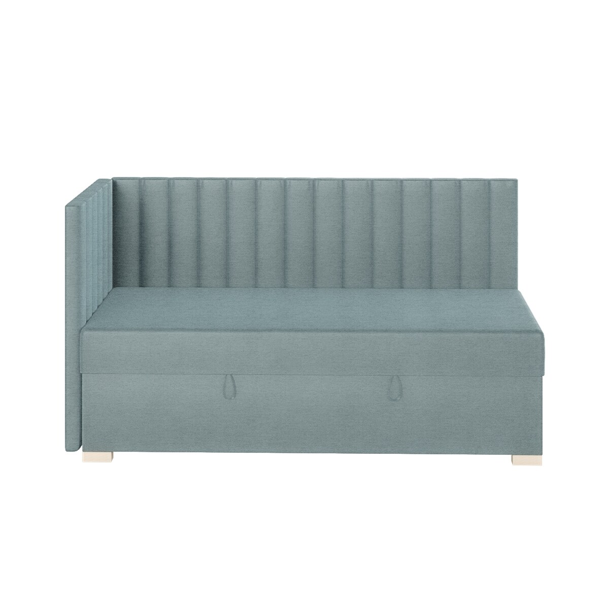 Mesonica Łóżko Snugi, linie błękitne, 90x200, Lewostronne