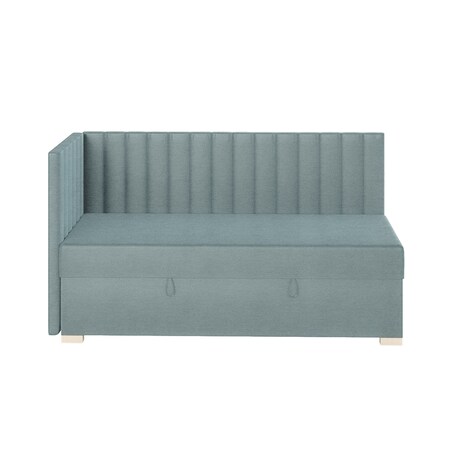 Mesonica Łóżko Snugi, linie błękitne, 90x200, Lewostronne