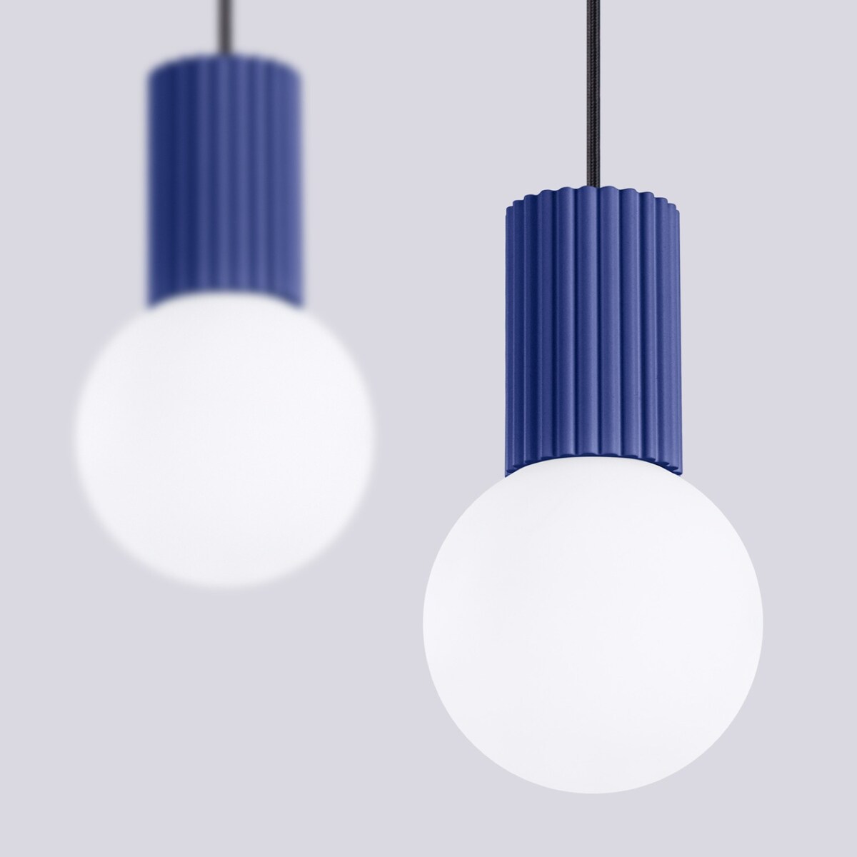 Lampa wisząca HALO 2L ultramaryna