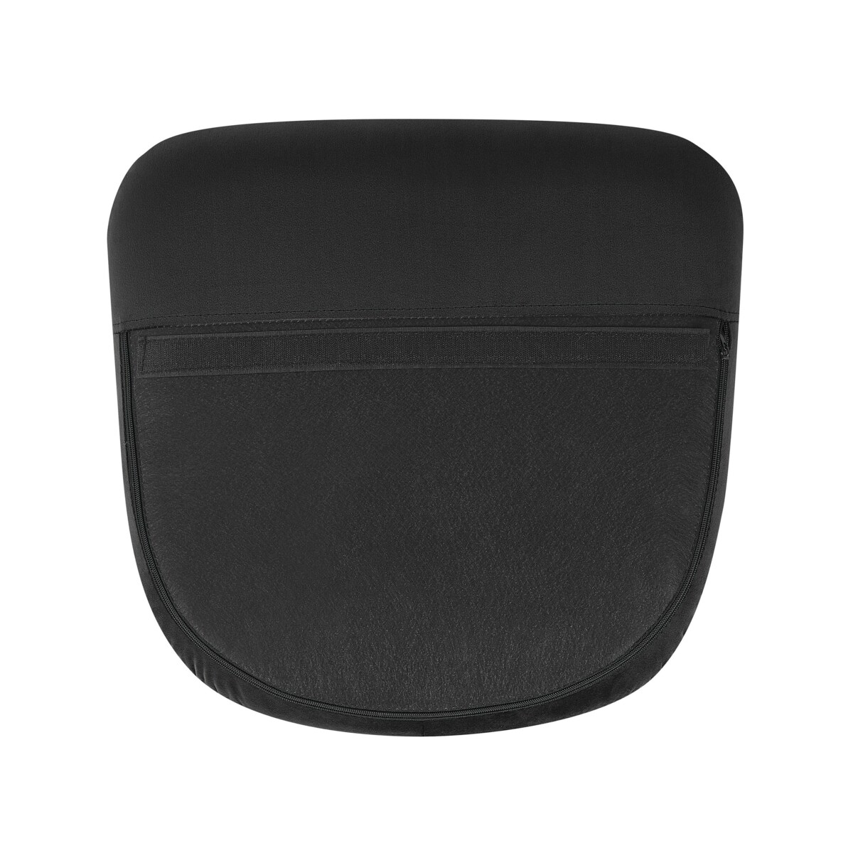 Fotel bujany welurowy czarny ELLAN