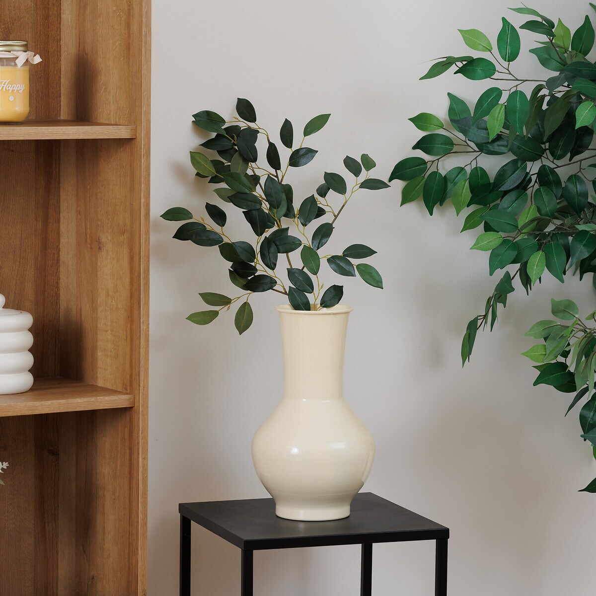 Wazon metalowy emaliowany KIAN, Ø 20 x 34,5 cm