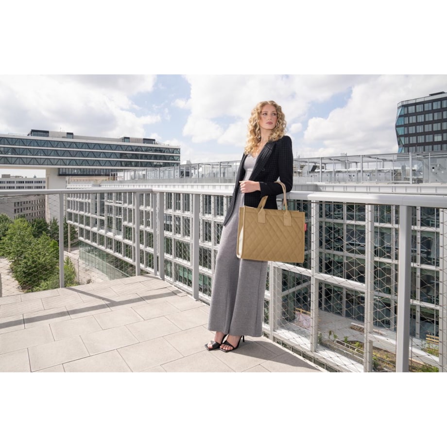 Torba DAILY SHOPPER, rhombus ginger