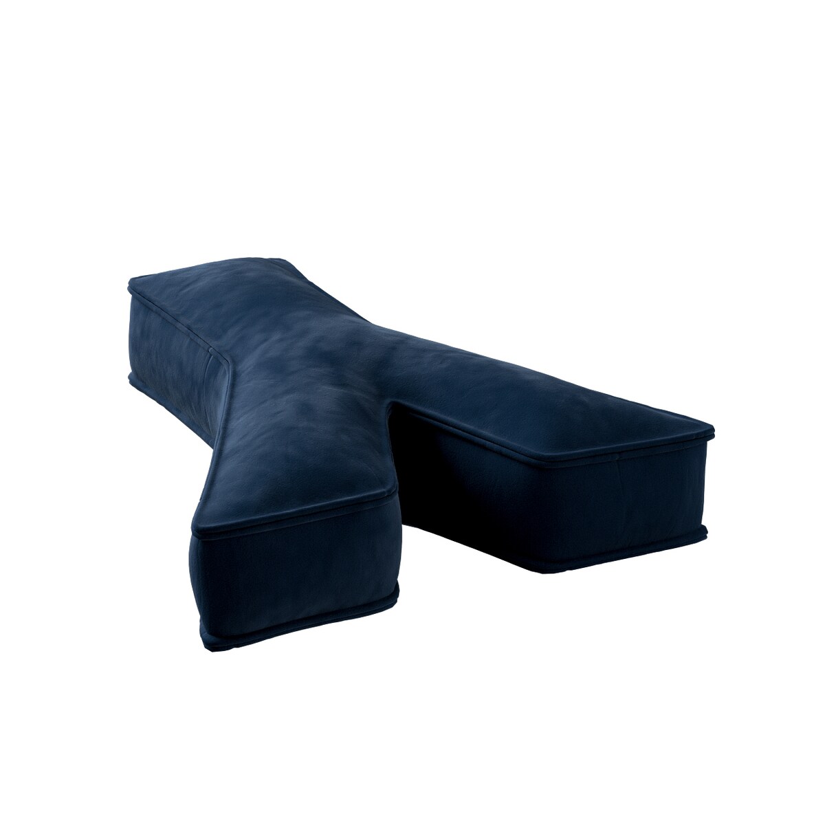 Poduszka literka Y, granat, 35x40cm, Posh Velvet