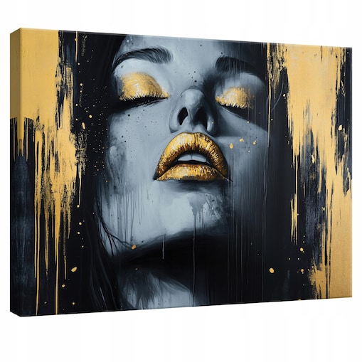 OBRAZ ABSTRAKCJA KOBIETA NA PŁÓTNIE ŚCIANĘ DO SYPIALNI SALONU KUCHNI 120x80