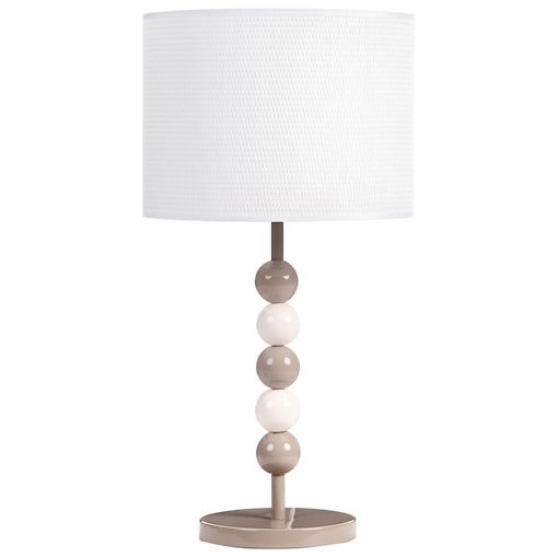 Lampa stołowa LOKY Metal Biały/ beżowy