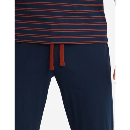 Piżama Umbra 40959-59X Granatowa Granatowy, XXL