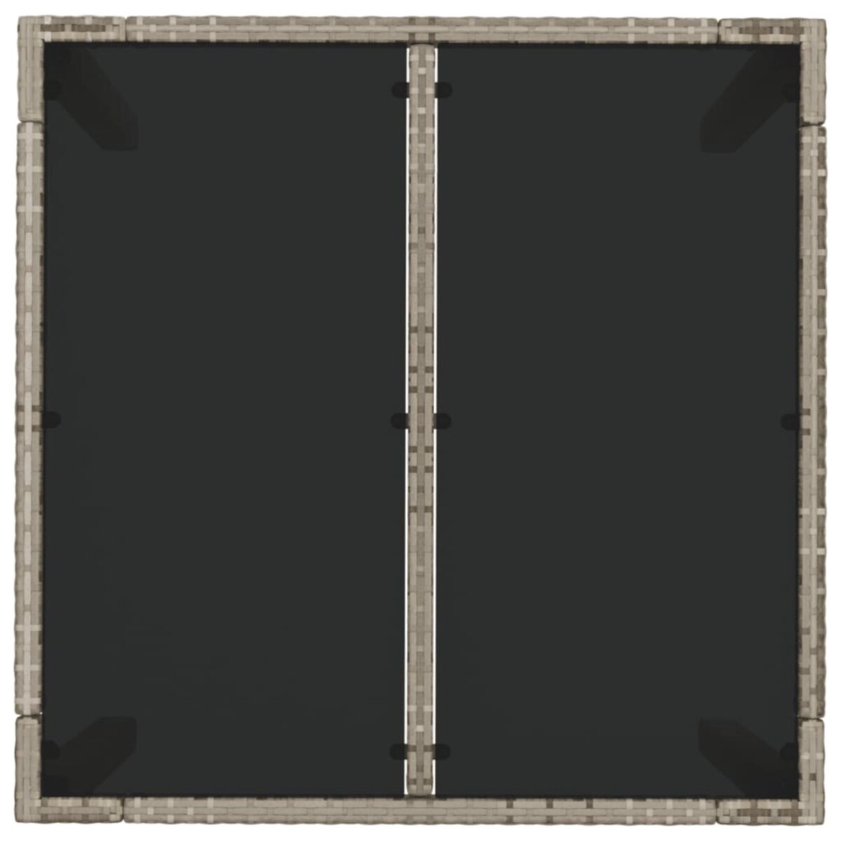 vidaXL 3-cz. zestaw mebli ogrodowych z poduszkami, szary, rattan PE