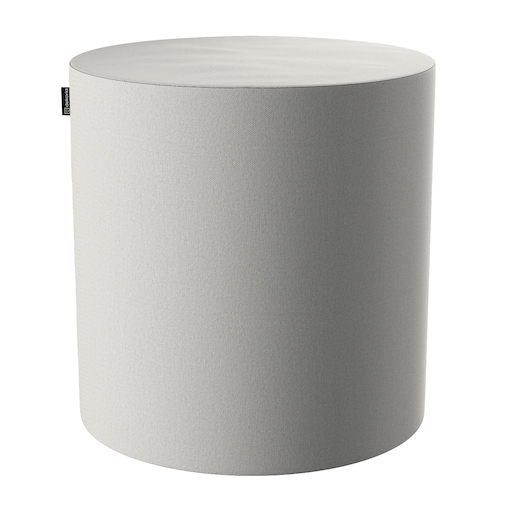 Puf Barrel, jasny popiel, ø40, wys. 40 cm, Etna