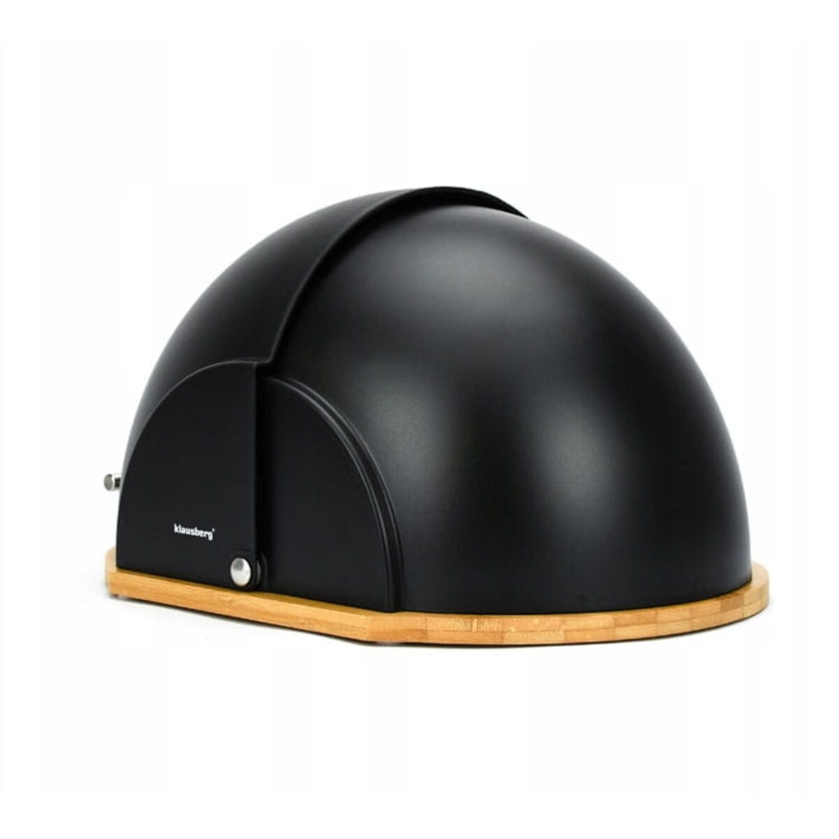 Chlebak bambusowo-akrylowy czarny KLAUSBERG