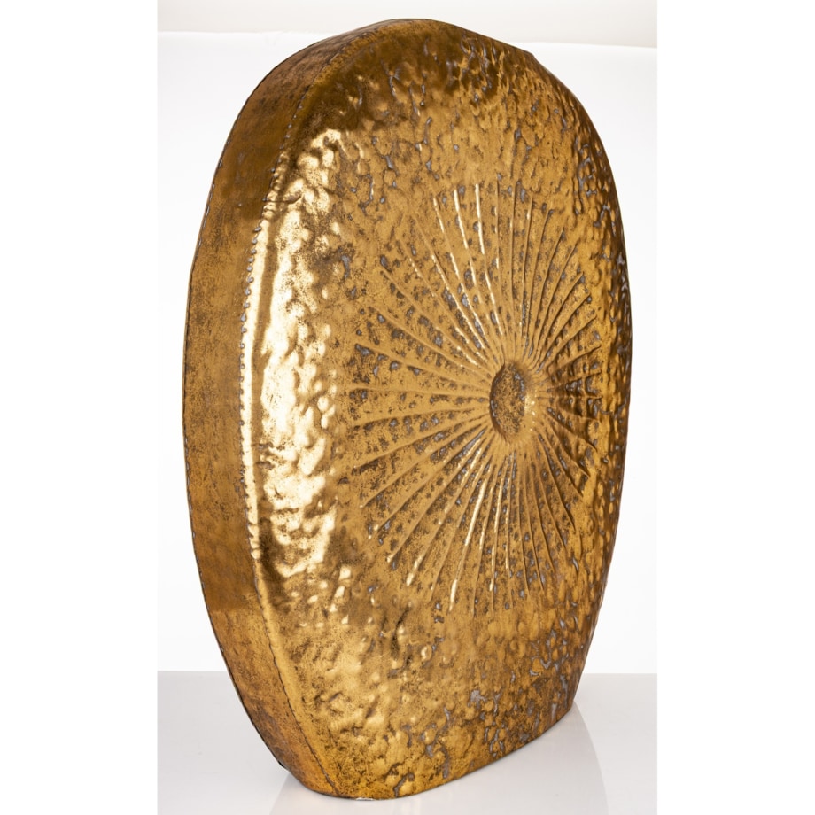 Wazon metalowy złoty 74x65x10,5 cm ZLATO