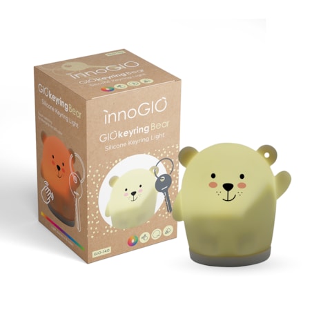 InnoGIO GIOkeyrings Bear GIO-150 Świecący Breloczek Miś 8 Kolorów