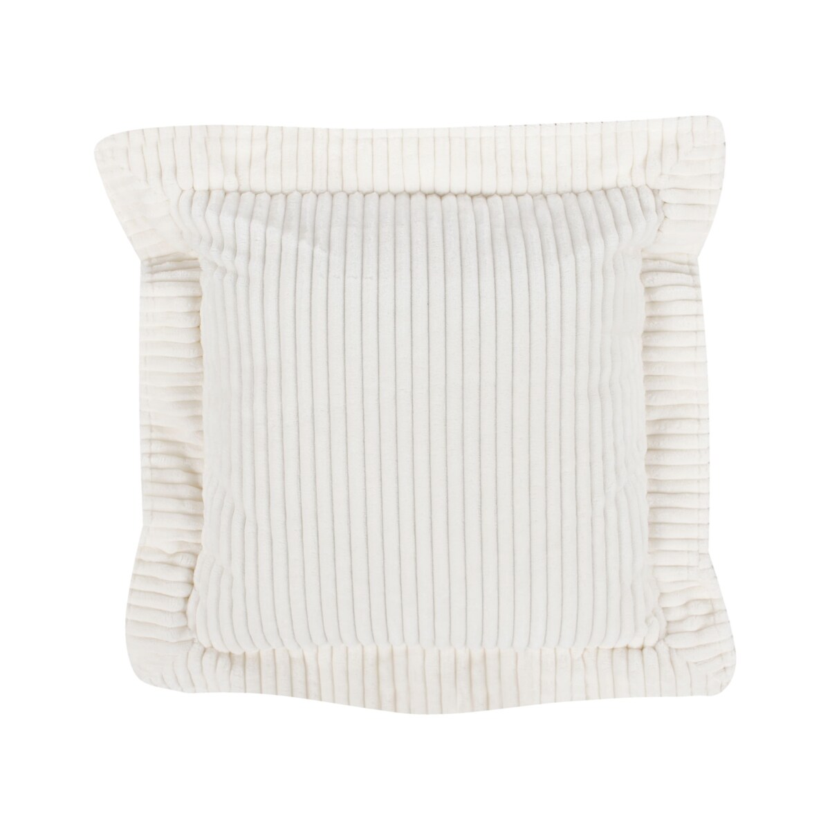 Sofa 2-osobowa sztruksowa biała TIRRO