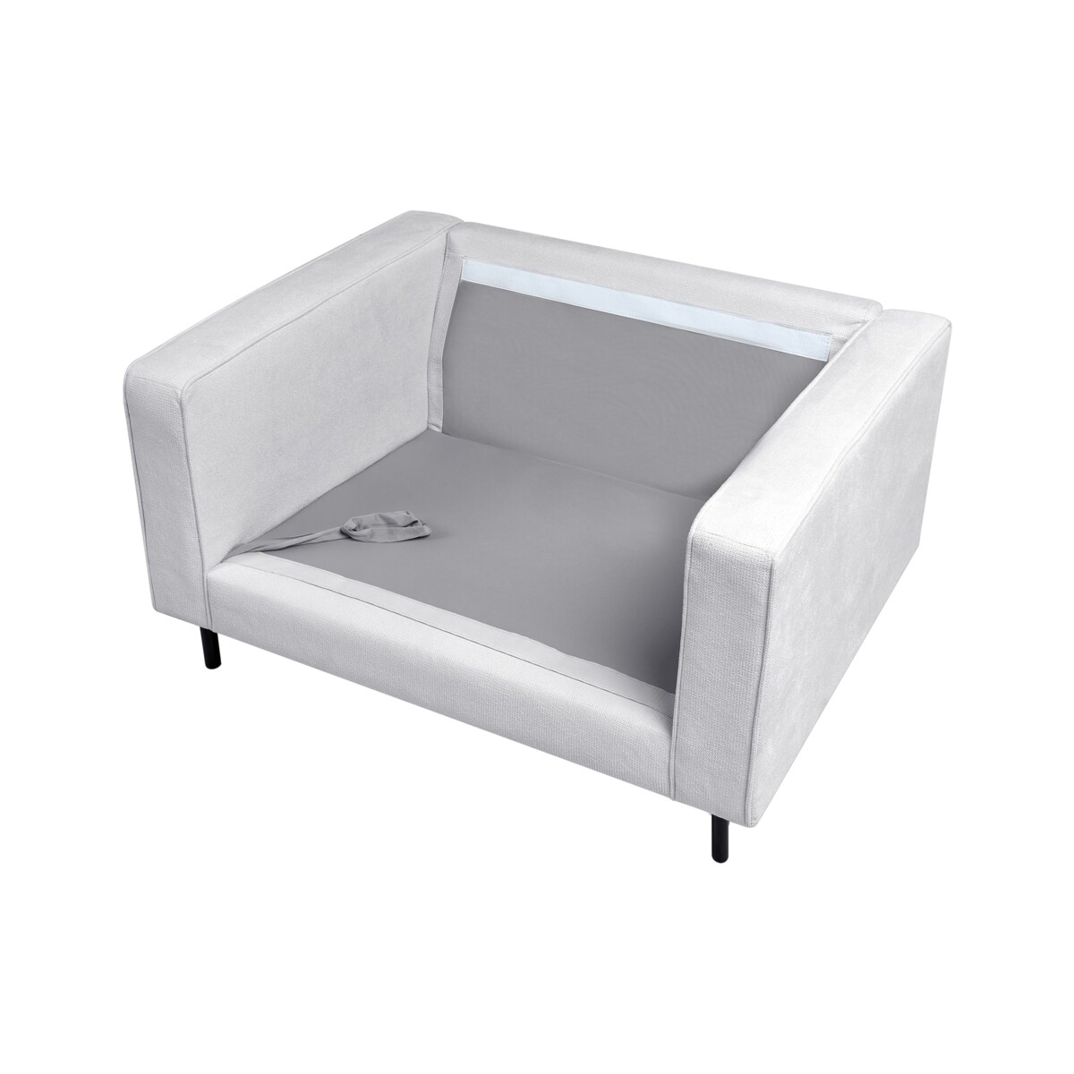 Fotel SAVALEN Jasnoszary