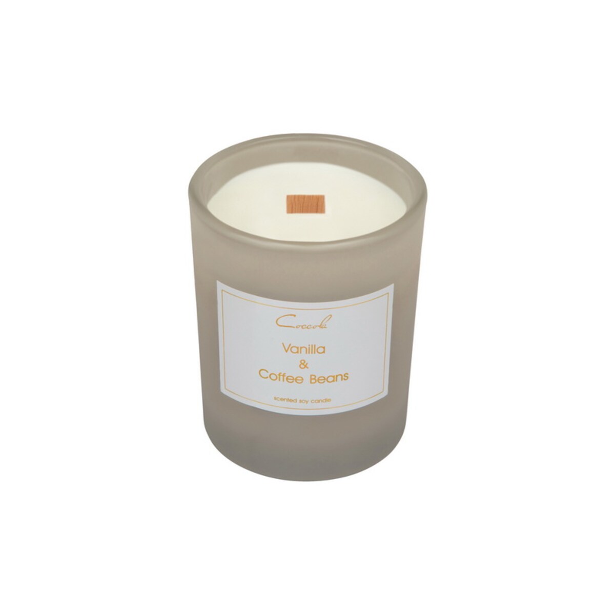 Vanilla & Coffee Beans- 210 gram ekologiczna naturalna świeca sojowa