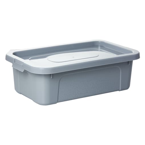 Pojemnik Plastikowy Z Pokrywą Zamykany Pudełko Box Przezroczysty 4,5 L