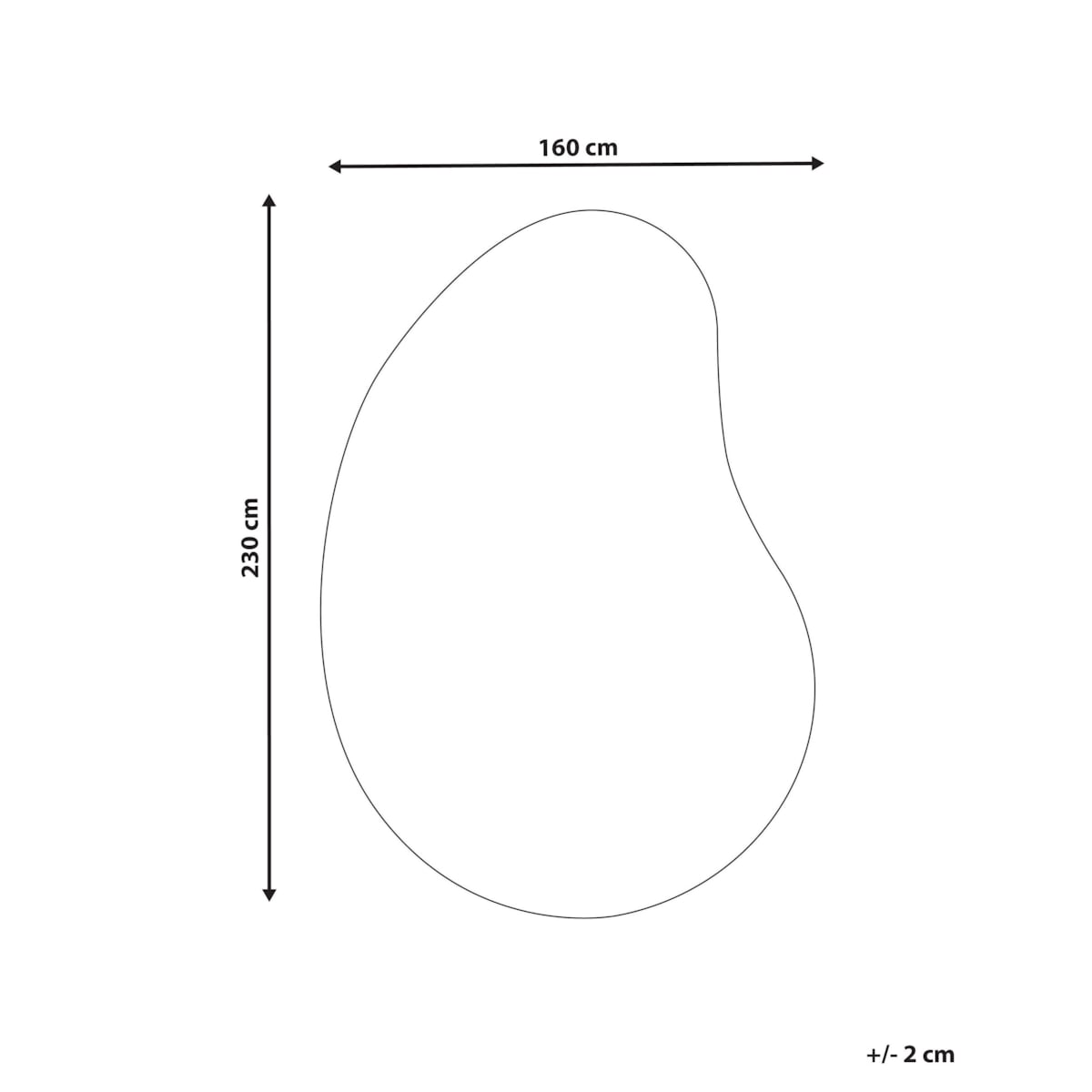 Dywan z wiskozy 160 x 230 cm beżowy MASSO