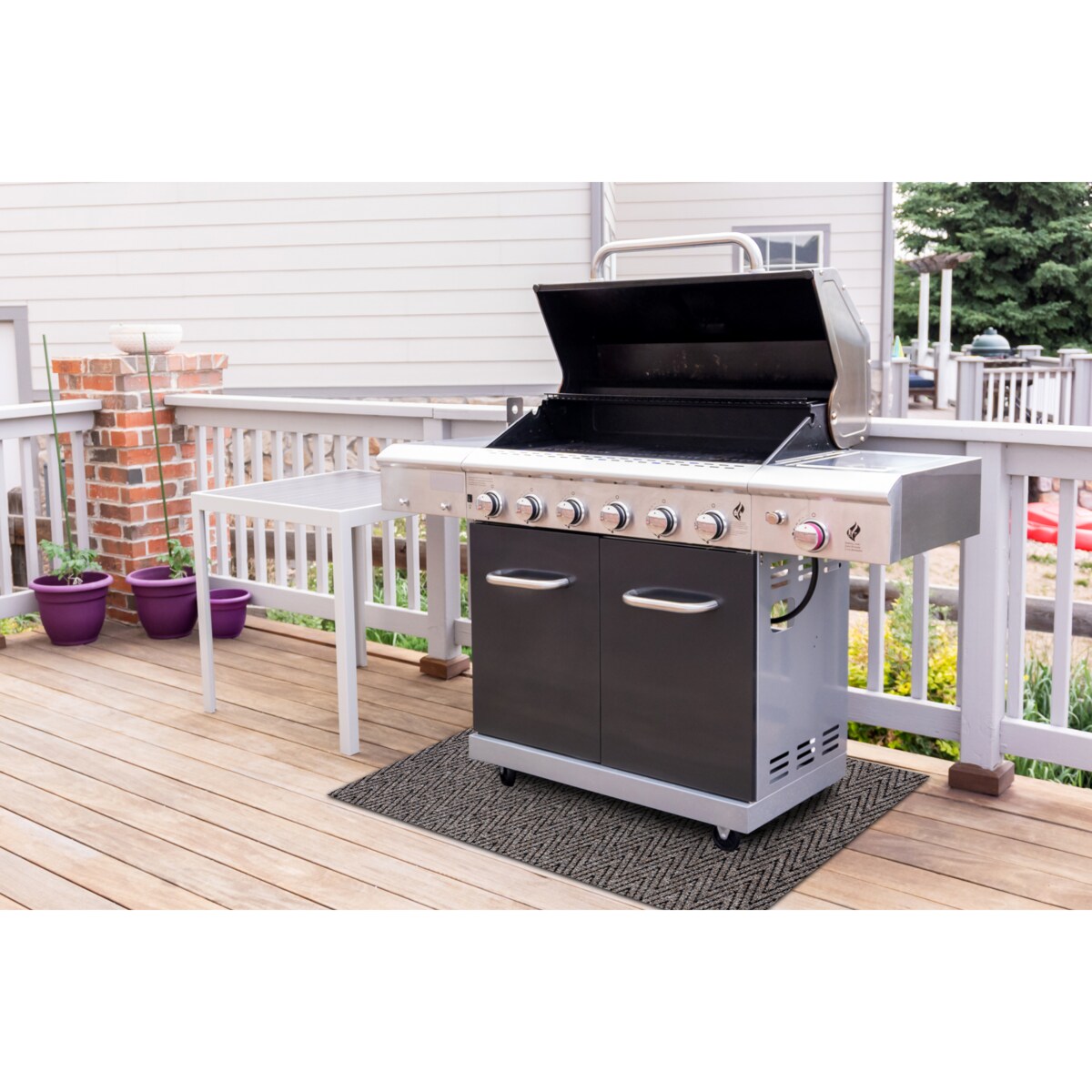 Mata pod grilla ochronna MAGNUS 1951 na 140x200 cm