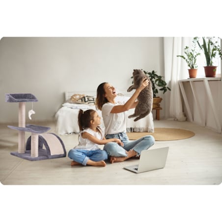 Drapak dla kota domek zabawka legowisko 58cm Pethaus