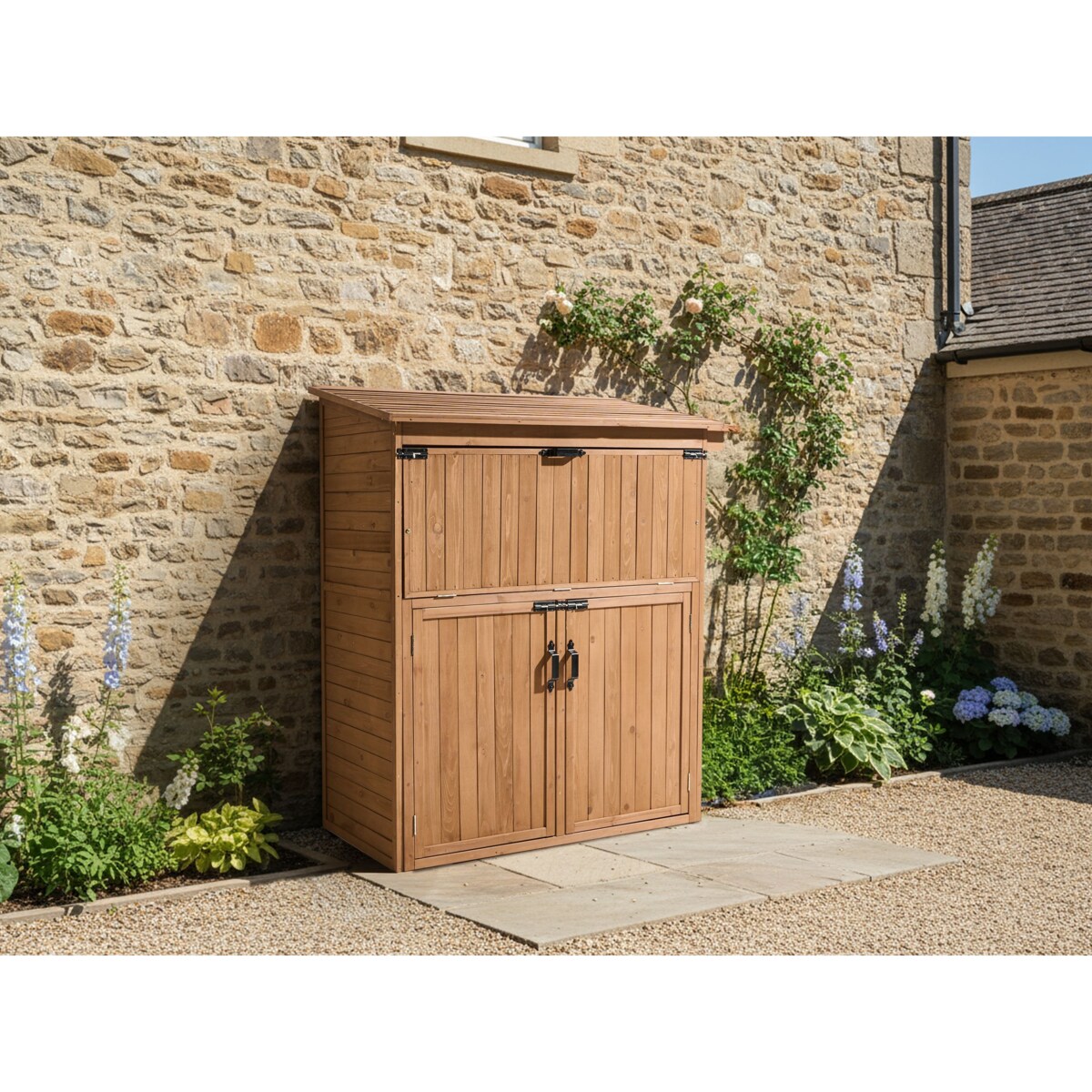 Schowek narzędziowy TOFFIA Drewno jodłowe 127 cm 66 cm Brązowy