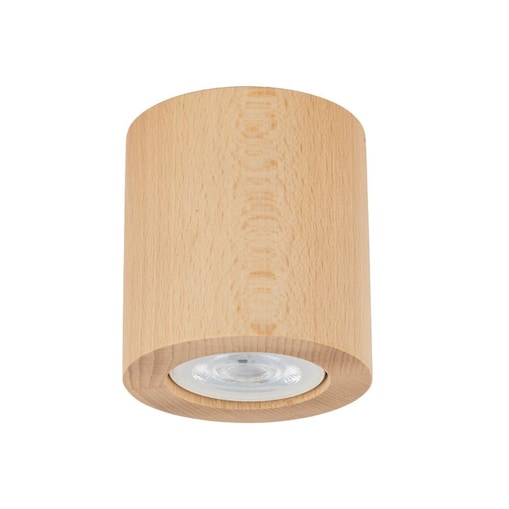 Oprawa natynkowa spot EVE WOOD BUK TK Lighting GU10 drewno buk 10121 do salonu i kuchni