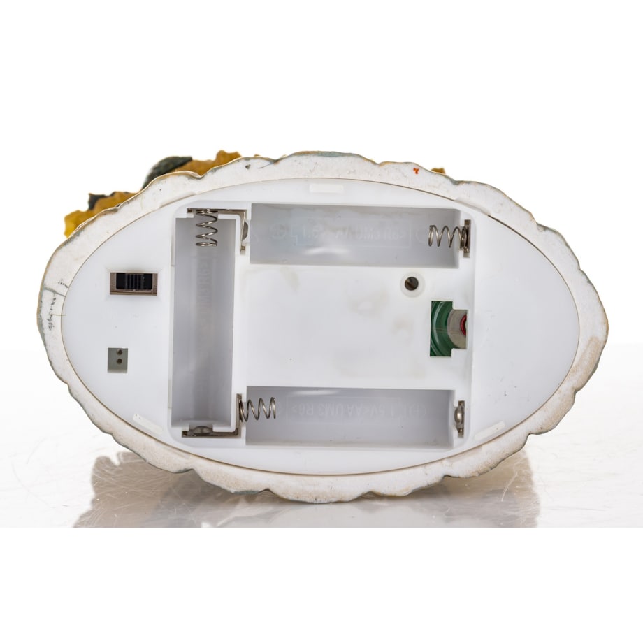 Dekoracja świąteczna LED i pozytywka - szopka w kuli 20x15x8 cm GORDALINA-2